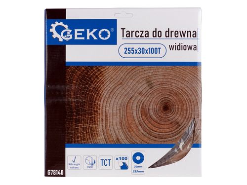 PIŁA TARCZA WIDIOWA DO CIĘCIA DREWNA 255x30 100 ZĘBÓW TNĄCYCH G78140 na Arena.pl