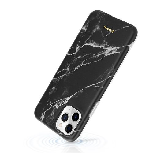 Crong Marble Case – Etui iPhone 11 Pro (czarny) na Arena.pl