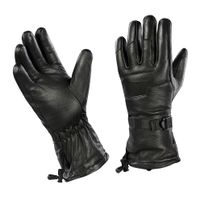 Rękawice Zimowe Skórzane M-Tac czarne S czarny