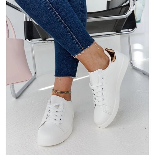 Białe trampki na platformie r.39 na Arena.pl