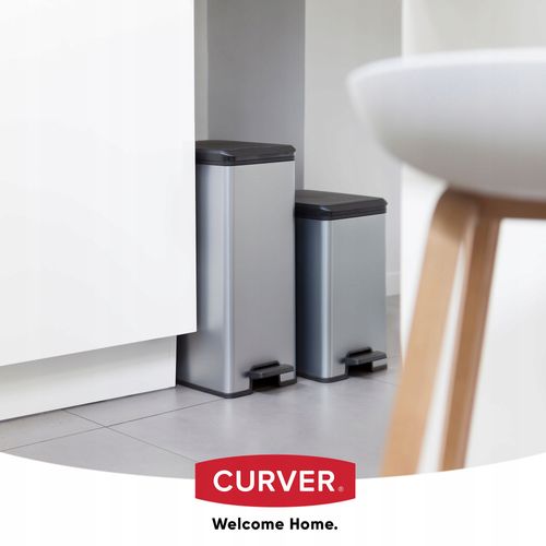 Curver Kosz Na Śmieci Metalizowany Z Pedałem 40 L na Arena.pl