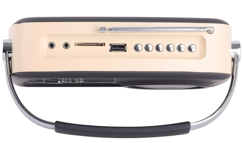 Retro Radio RR-7302 Bluetooth AUX USB AM FM Styl Vintage Przenośne Czarne na Arena.pl