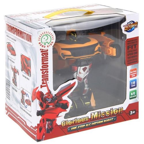 Robot Transformujący Samochód Auto Sterowany RC Auto Robot na Arena.pl