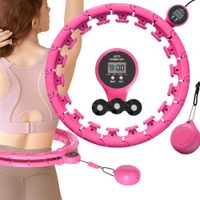 Hula hop odchudzający smart z licznikiem i obciążeniem odchudzające