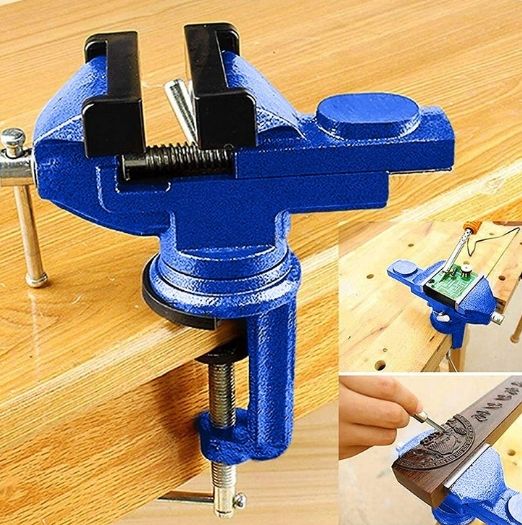 IMADŁO ŚLUSARSKIE OBROTOWE 360 Z KOWADŁEM ŻELIWNE STOŁOWE SOLIDNE 50MM zdjęcie 11