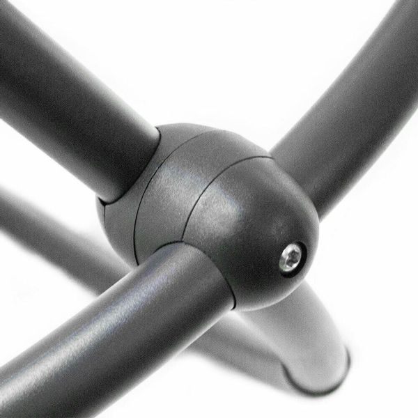 18463 KOMPLET LEŻAKÓW OGRODOWYCH czarne WODOODPORNY MATERIAŁ SOLI zdjęcie 3