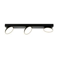 Nowoczesna lampa sufitowa Castelio LED 15W 4000K do salonu czarna