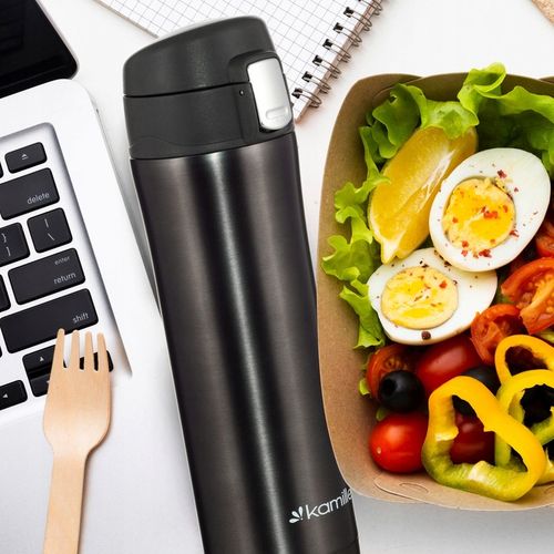 KUBEK TERMICZNY TERMOS STALOWY BUTELKA SZCZELNY pojemny bidon KAMILLE na Arena.pl