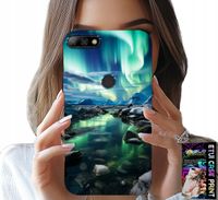 ETUI DO HUAWEI Y7 2018 - ALASKA ZORZA POLARNA STAWIK CASE + SZKŁO