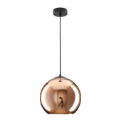Lampa wisząca MIRROR GLOW - S miedziana 25 cm