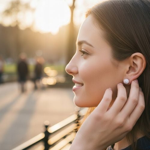 KOLCZYKI SREBRNE 925 CYRKONIE KULKI SZTYFTY NA PREZENT SWAROVSKI SREBRO 925 na Arena.pl