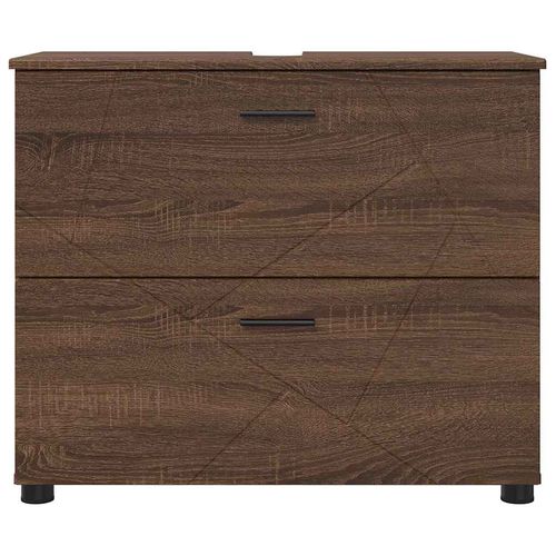 Szafka Łazienkowa z szufladą Brązowy dąb 76,5 x 35 x 64 cm na Arena.pl