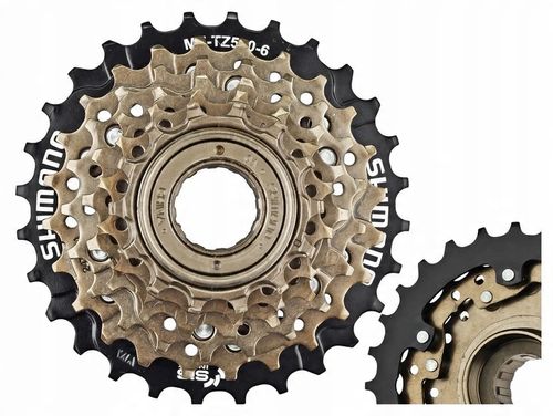 wolnobieg Shimano AMFTZ5006428 6 - rzędowy 14-28 nakręcany na Arena.pl