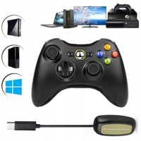 BEZPRZEWODOWY GAMEPAD DO XBOX 360 WIBRACJE KONTROLER ODBIORNIK USB