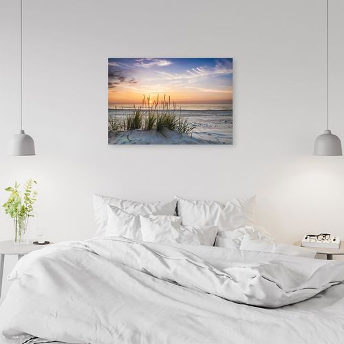 Deco Panel, Zachód słońca na plaży 120x80 na Arena.pl