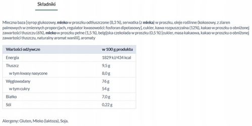 Kawa Cappuccino Belgijska Czekolada Puszysta Pianka Mokate 110g x6 na Arena.pl