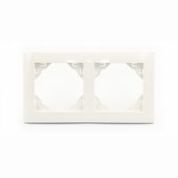 Efapel Base ramka 2-krotna biały 90920 TBR