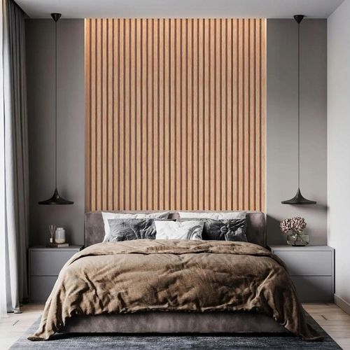 Tapeta Lamel Samoprzylepna Panele Ścienne 3D Okleina Lamele Brąz Drewno 10m na Arena.pl