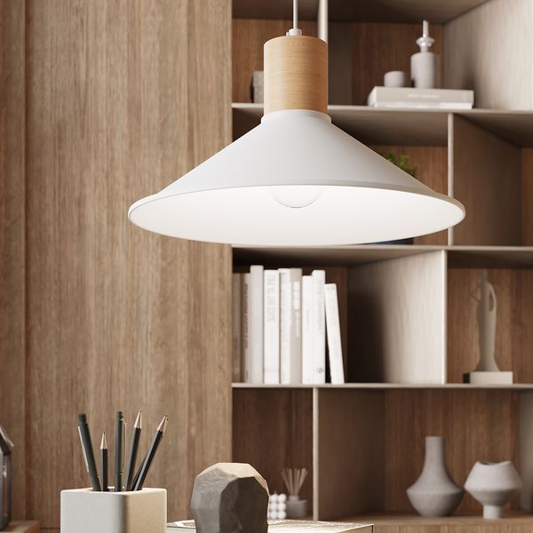 Lampa wisząca JAGA biała zdjęcie 12