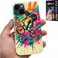 ETUI DO IPHONE 15 - ROWERY BMX TRIKI SPORTY WYCZYNOWE +SZKŁO