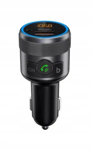 TRANSMITER FM BLUETOOTH USB TYP C QC 3.0 + PD BASS na Arena.pl