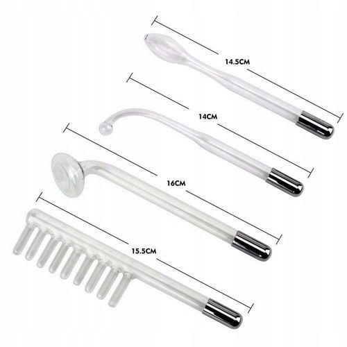 DARSONVAL DERMA WAND 4 PELOTY PIELĘGNACJA ELEKTRODY DO TWARZY WŁOSÓW CIAŁA na Arena.pl