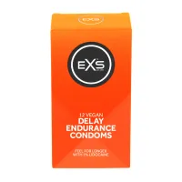exs endurance delay prezerwatywy 53 mm 12 szt. z lidokainą, opoźniające