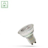 LED GU10 230V 4,5W (4W) SMD 45st CW z soczewką SPECTRUM