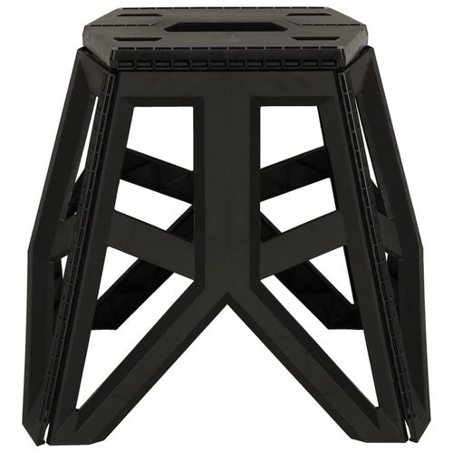 Taboret Składany Krzesełko Turystyczne Kempingowe Przenośne 40 Cm Czarny na Arena.pl