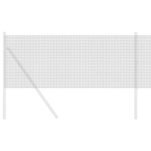 Spawana siatka ogrodzeniowa Szary 0.4 x 10 m Stal na Arena.pl