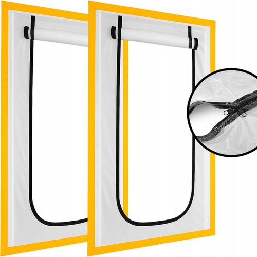 KURTYNA PRZECIWPYŁOWA Drzwi Remontowe Budowlane Z ZAMKIEM BŁYSKAWICZNYM na Arena.pl