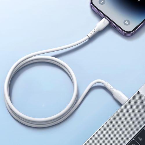kabel przewód do iphone flash-charge series usb-c - lightning 30w 2m biały na Arena.pl