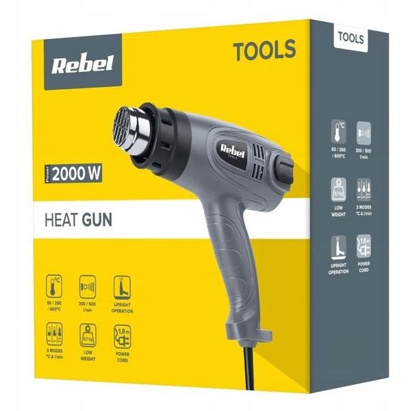 Opalarka na gorące powietrze 2000W reg temperatury zdjęcie 8