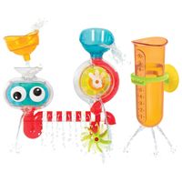 YOOKIDOO Zabawka do wanny kąpieli ze zraszaczem, lejkiem kolorowe