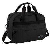 torba podróżna bagaż podręczny do samolotu 40x30x20 cm czarna backup