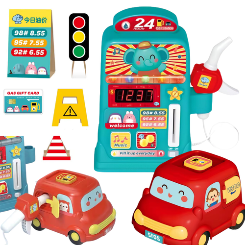 Stacja Benzynowa Paliw Maszyna Do Tankowania Paliwa Samochód Karta Zestaw na Arena.pl