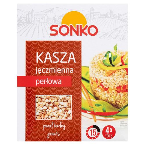 Sonko Kasza jęczmienna perłowa 400 g (4 x 100 g) na Arena.pl