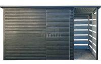 Schowek - domek ogrodowy 3x2m - wiata 1m - drzwi dach TS1132