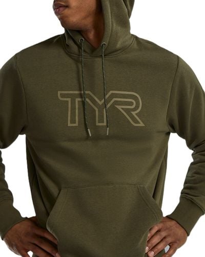 Bluza sportowa na trening unisex TYR Ultrasoft Tech Hoodie Big Logo na Arena.pl