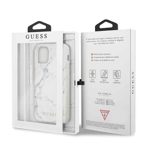 Guess Marble Etui do iPhone 11 (biały) na Arena.pl