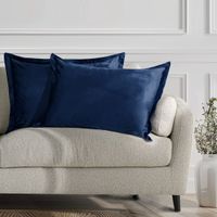 Zestaw 2 poszewek 50x70 indygo AmeliaHome, VELVET glamour
