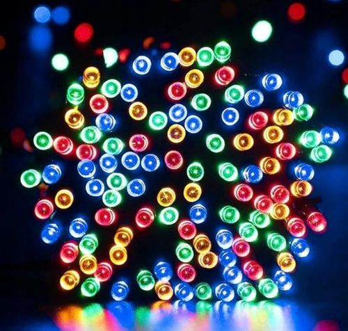 LAMPKI CHOINKOWE 1000 LED FLASH ZEWNĘTRZNE WEWNĘTRZNE ŚWIĄTECZNE MULTIKOLOR na Arena.pl