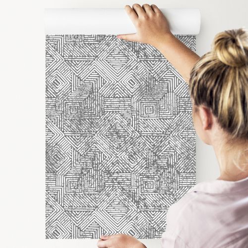 Tapeta GEOMETRYCZNA w Stylu Vintage na Arena.pl