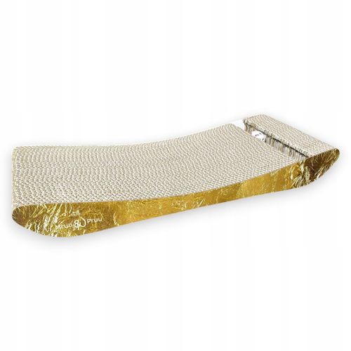 Drapak dla kota NATAN  | złoty | 58x6.6x24 cm | MruuPruu na Arena.pl