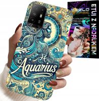 ETUI DO OPPO RENO 5Z / A94 5G - ZNAK ZODIAKU, WODNIK, ASTRONOMIA PLECKI