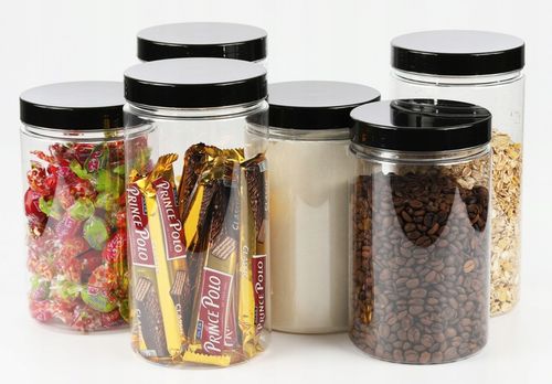 Słoiki POJEMNIKI na przyprawy makaron 500+1250+ 1500 ml 14 szt MEGA na Arena.pl