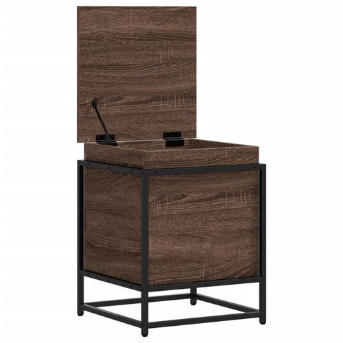 Skrzynia z pokrywą, brązowy dąb, 40x40x51,5 cm na Arena.pl