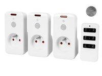 Gniazdo sieciowe x3 sterowane pilotem16A