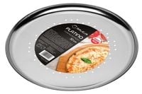 Forma blacha blaszka z dziurkami do pizzy PLATINO 32 cm blacha ocynkowana