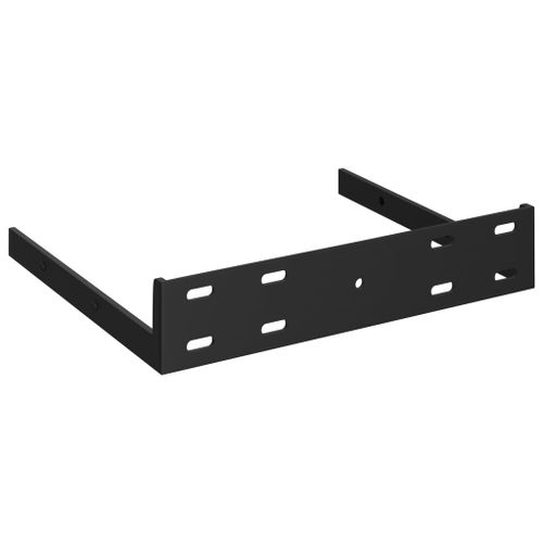 Narożna półka ścienna, dąb i biel, 25x25x3,8 cm, MDF na Arena.pl